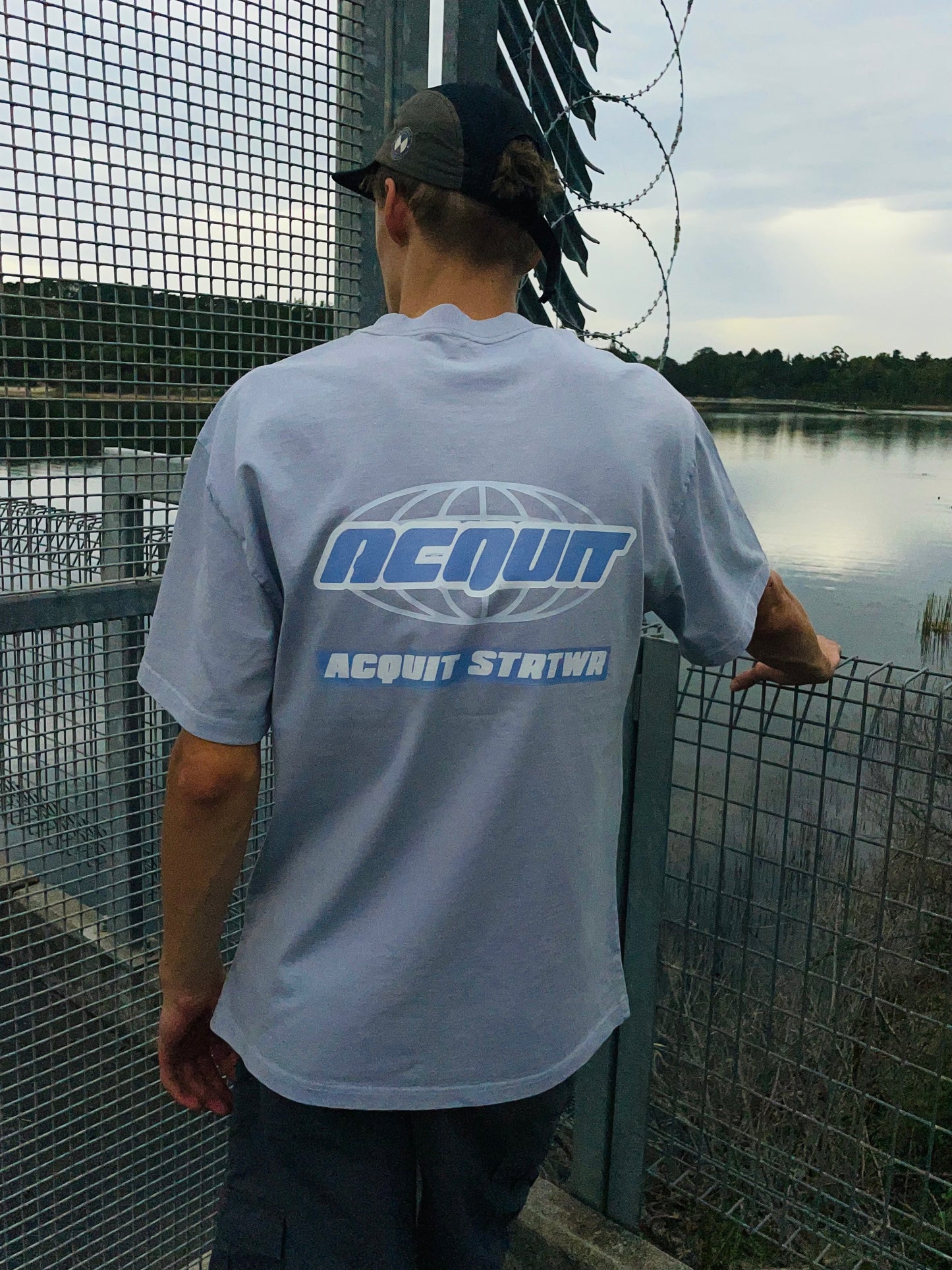 Acquit ‘Powder Grey Tee’ - ACQUIT