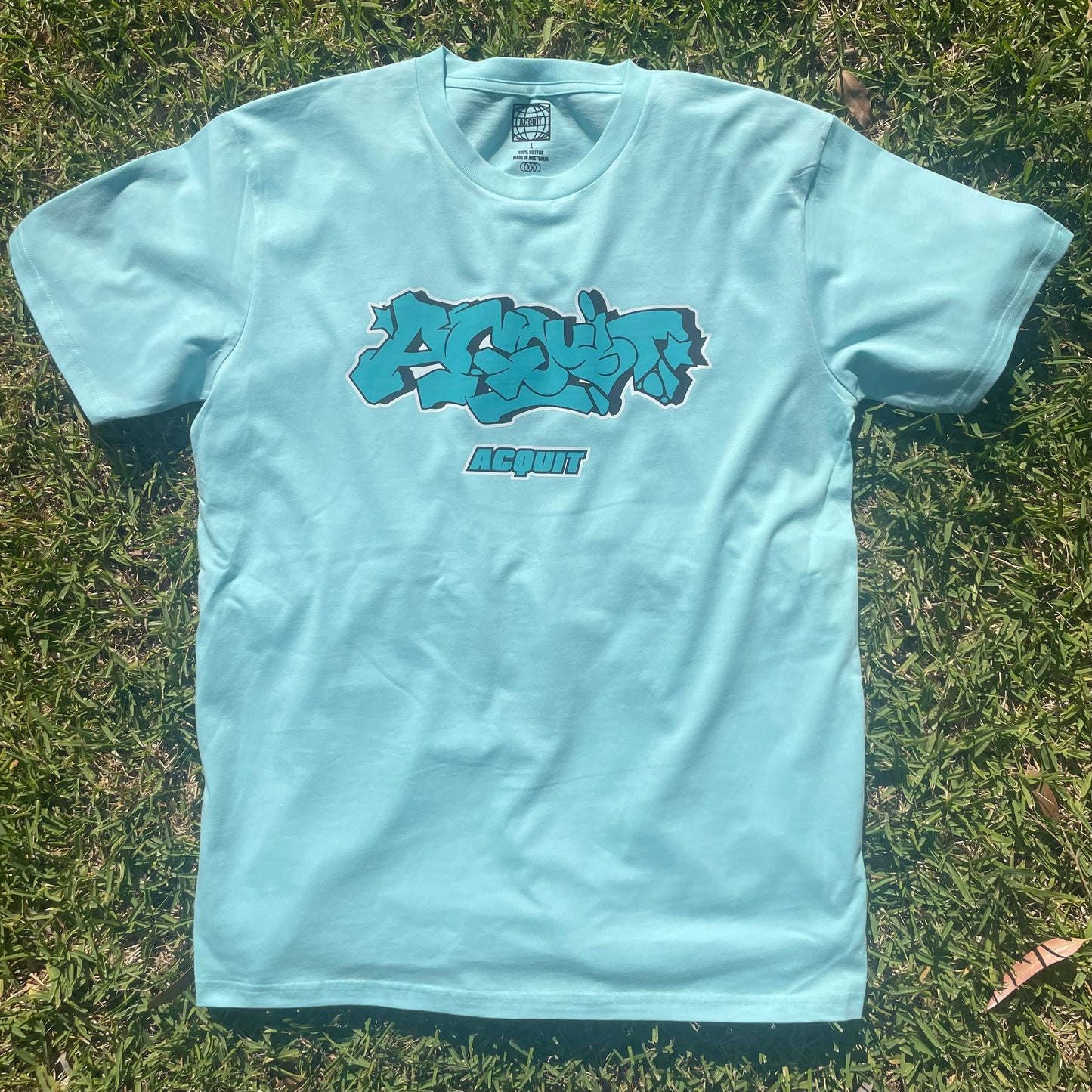 Acquit Lagoon Green ‘Piece’ Tee