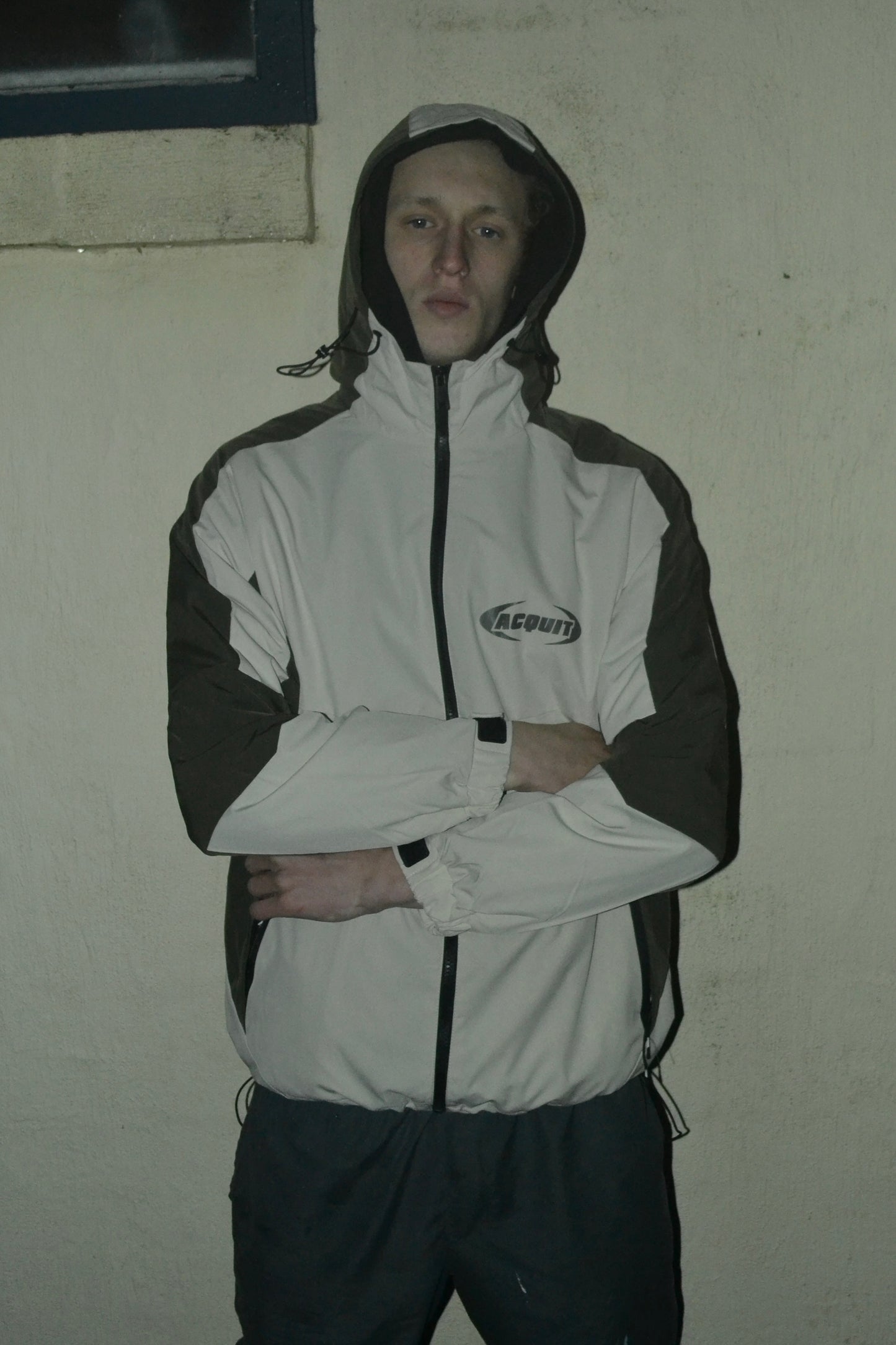 Acquit White & Olive ‘Winter Jacket’