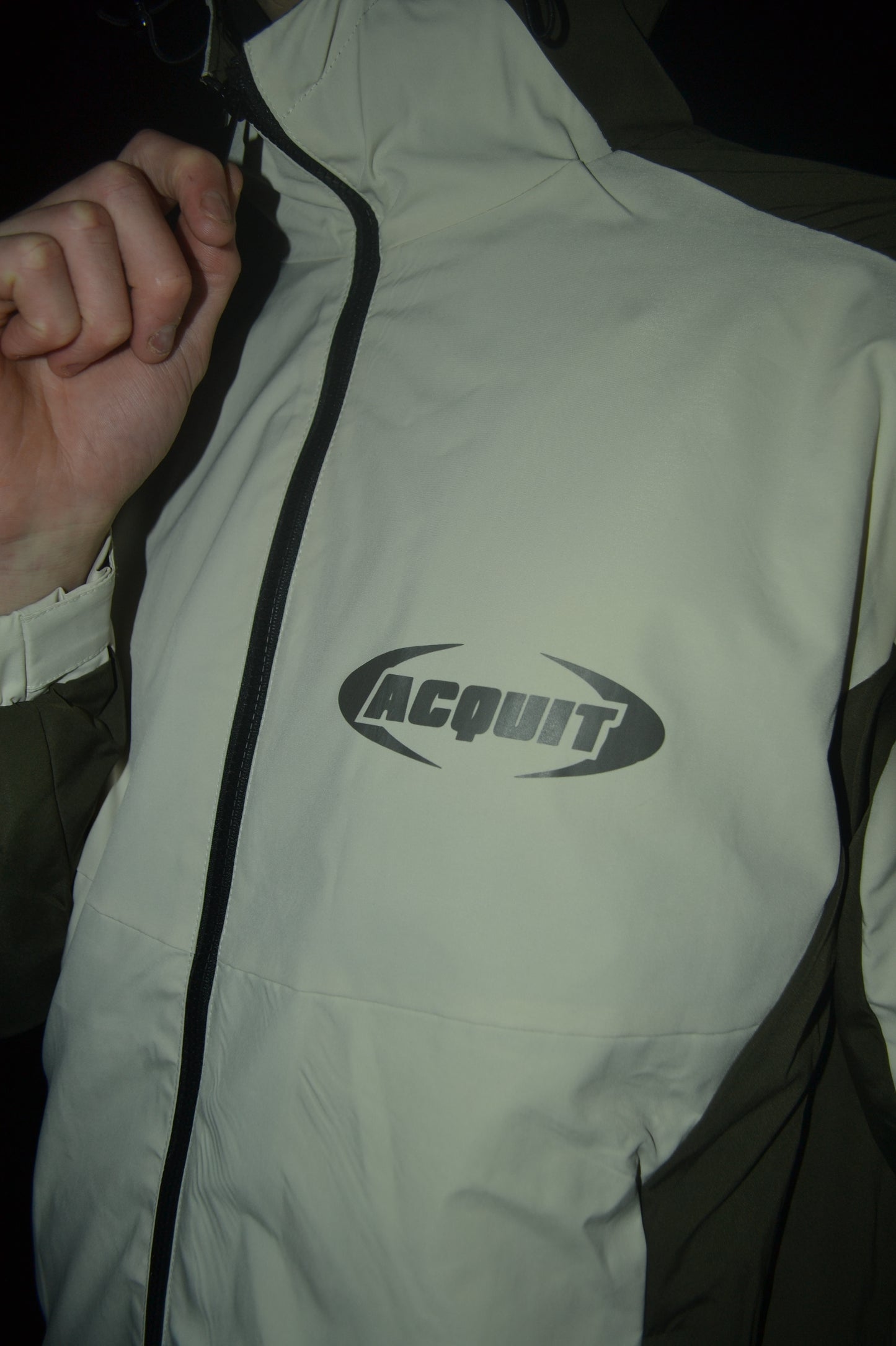 Acquit White & Olive ‘Winter Jacket’